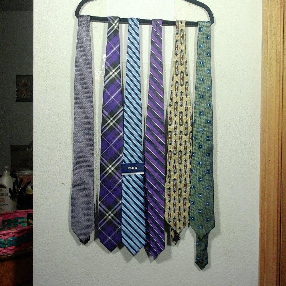 NEW: Bundle: 6 Men’s Ties Various Designers: Silk